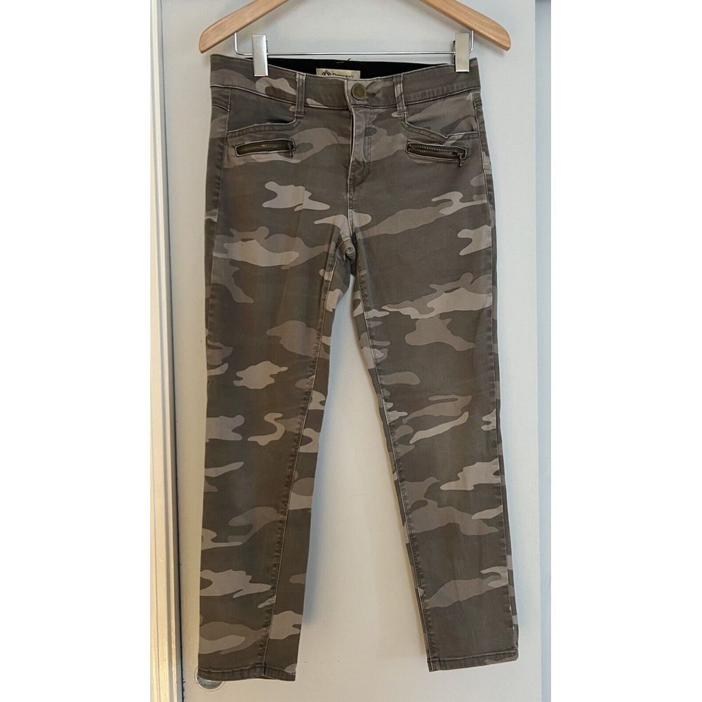 Democracy Ab Technology Camouflage Denim Ankle Skinny Jeans Womens 8